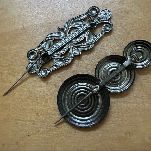 3 vintage brooches - Picture 2 of 2